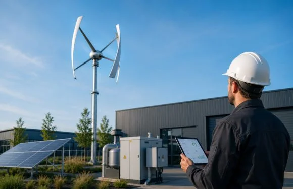 Moderne Windkraftanlagen - PV-Netzservice